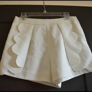 White shorts with details
